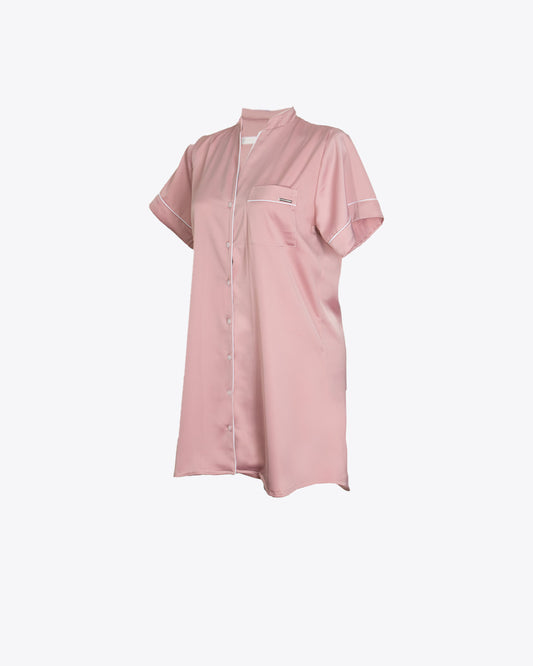 Pijama vestido camisero Rose