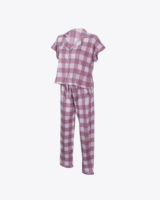 Pijama Classic cuadros Pink