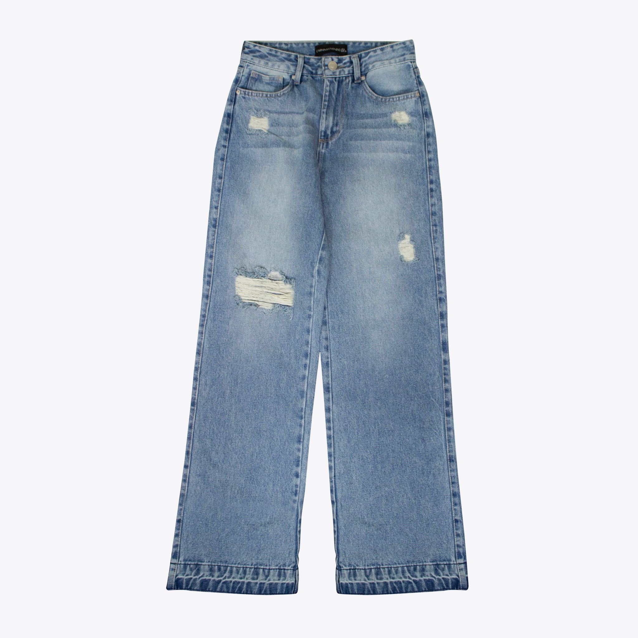 Jean ripped Aria
