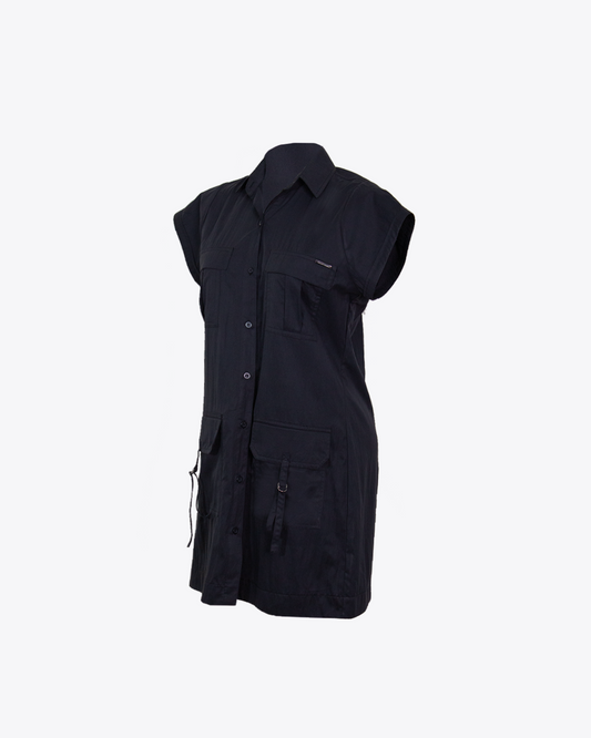 Vestido cargo Black