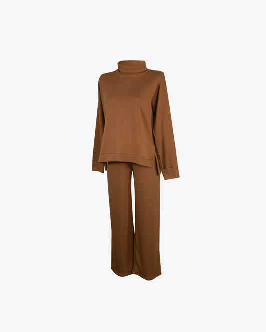 Slim set cozy Camel