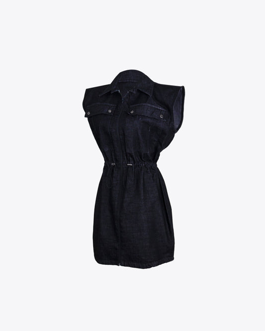 Muscle Dress Denim Black