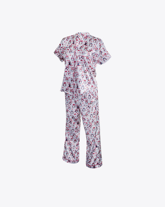 Pijama camisa Mao y Pantalón Pingüinos