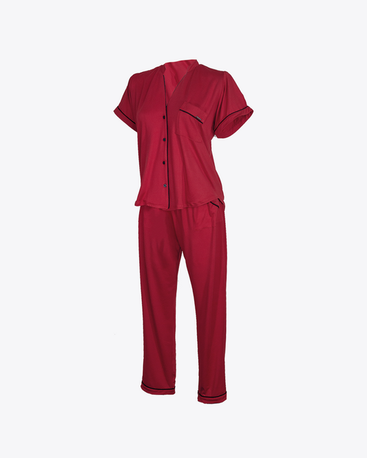 Pijama Mao M/C Christmas Red