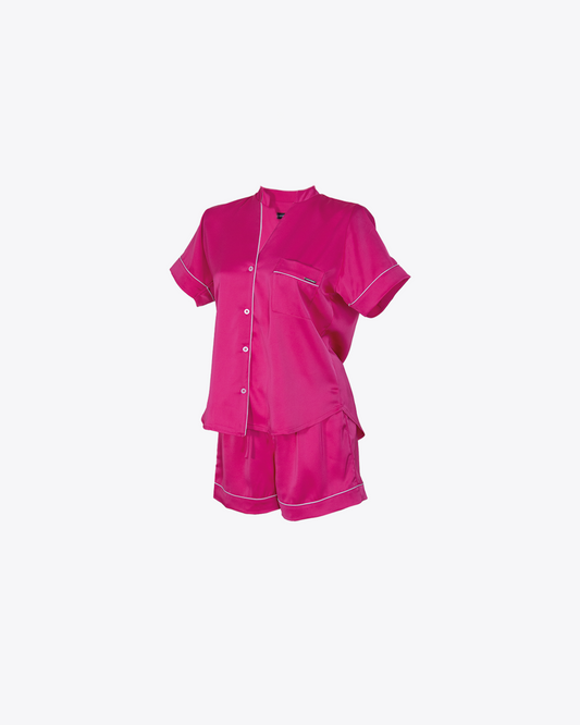 Pijama camisa y short Ruby Pink