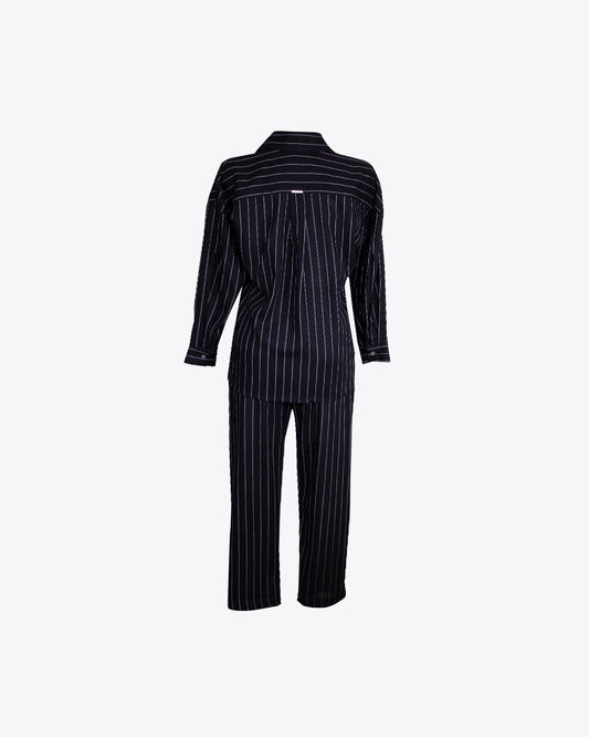 Set lino recto Black