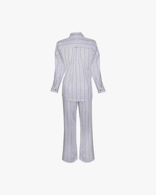 Set lino ancho White