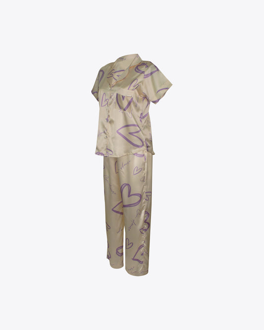 Pijama classic amore Yellow