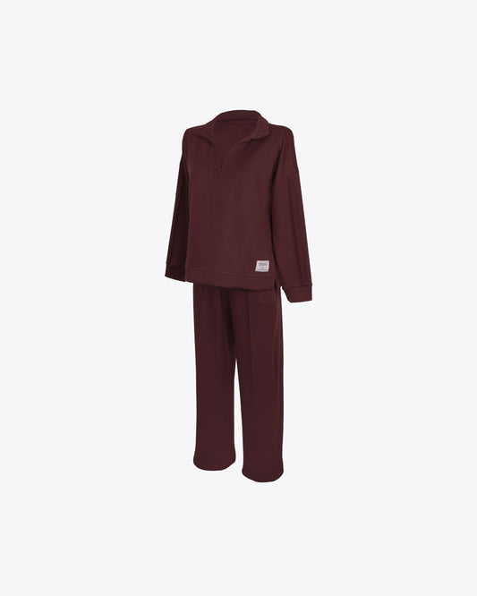 Comfy set polo M/L Burgundy