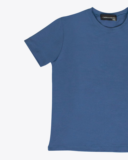 T-shirt Azul cobalto