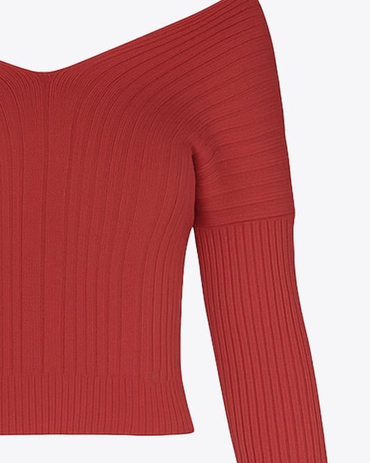 Top offshoulder Red