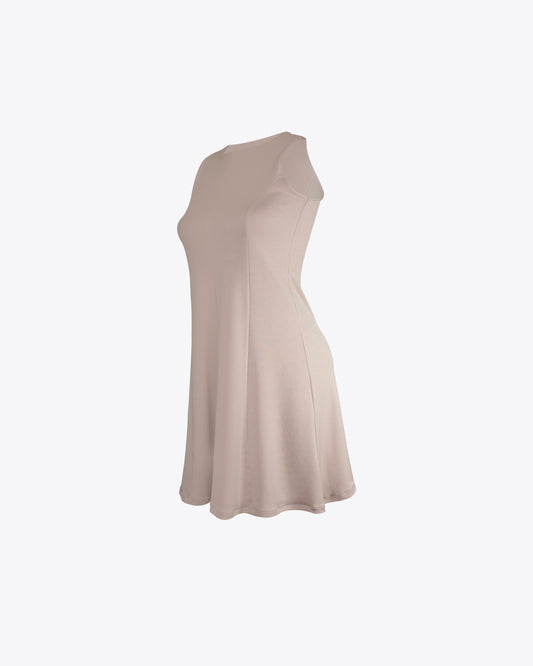 Essential halter dress Nude
