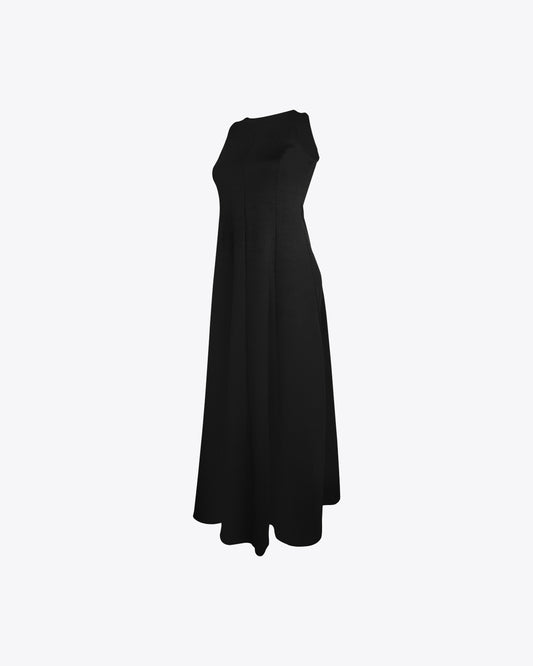 Essential halter maxi dress Black
