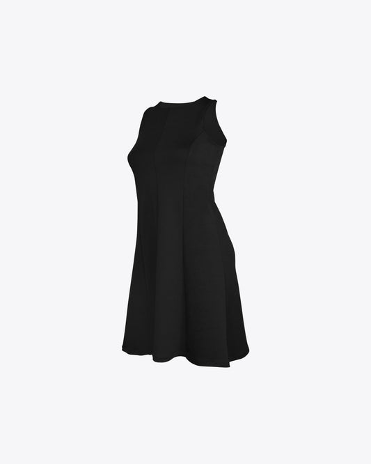 Essential halter dress Black