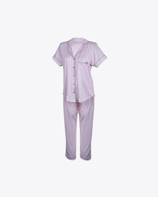 Pijama Classic Rayas Rosa