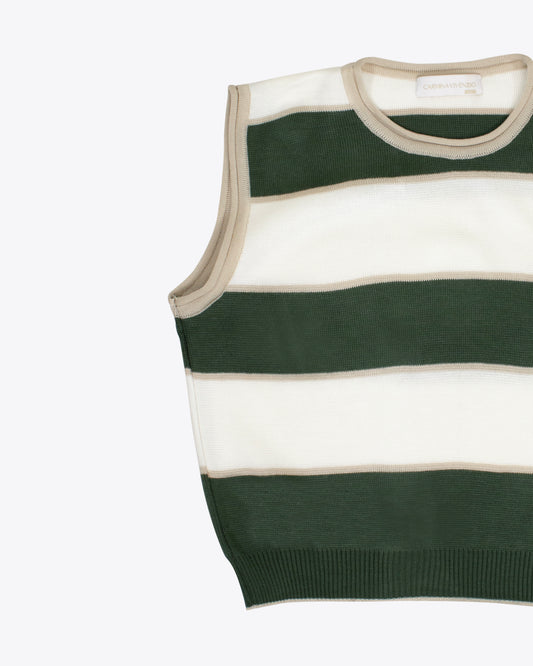 Pullover rayas Green