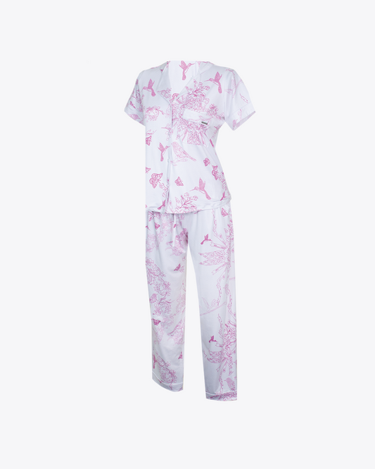 Pijama Butterflies Pink