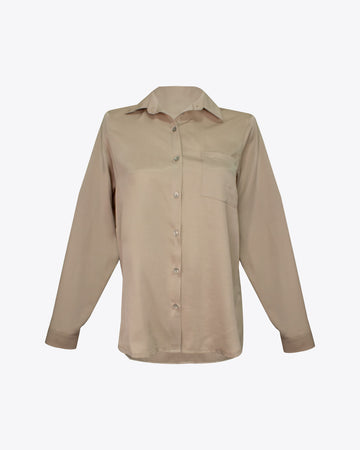 Camisa classic regular Nude