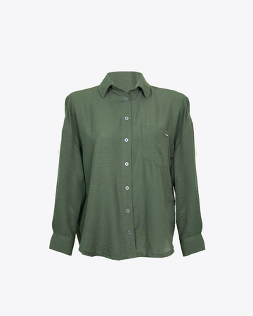 Camisa clásica Breeze Verde army