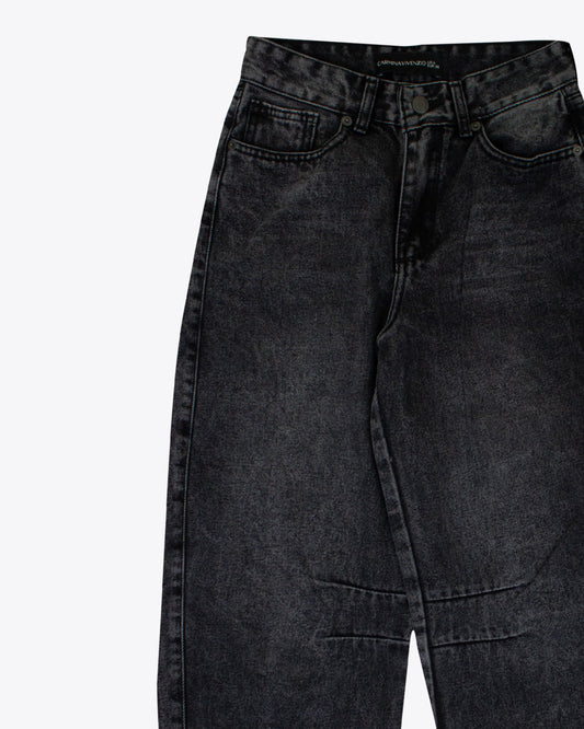 Jean barrel Noa negro envejecido