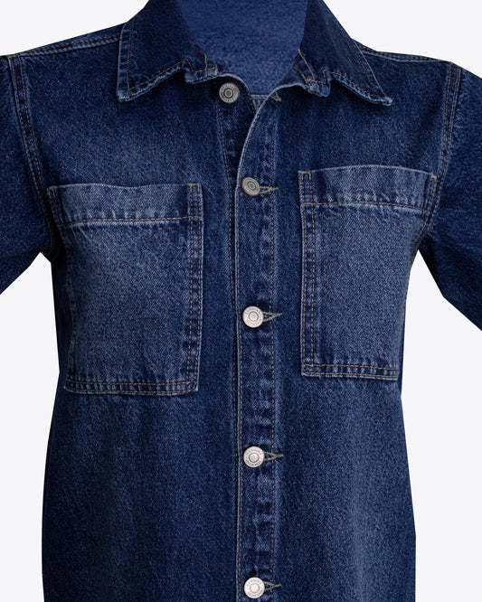 Camisero Ella Denim Oscuro