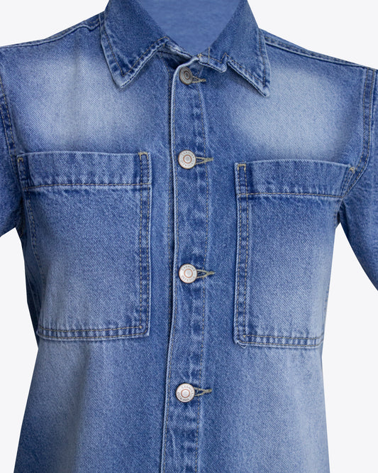 Camisero Ella Denim Claro