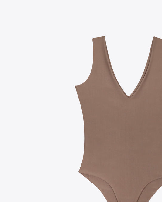 Body V-Neck Mocca