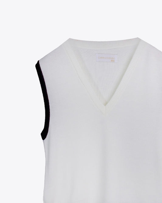 Pullover tejido Cream