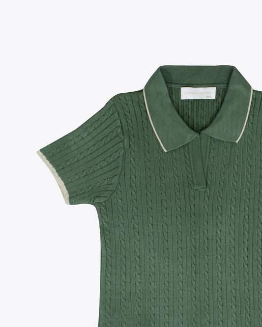 Sweater Trenzado M/C Green
