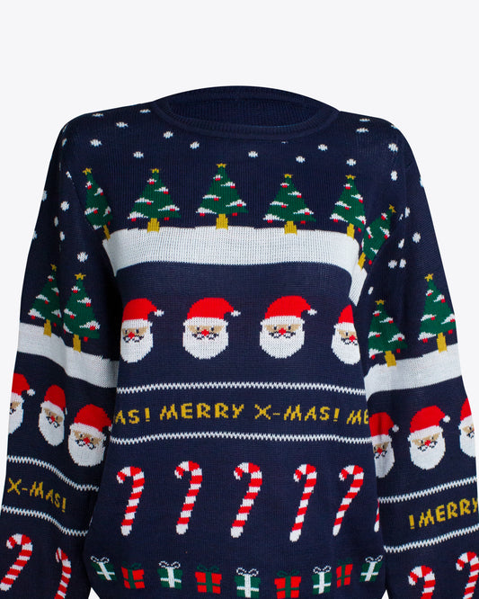 sweater xmas Blue