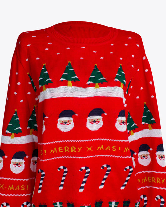 Sweater xmas Red