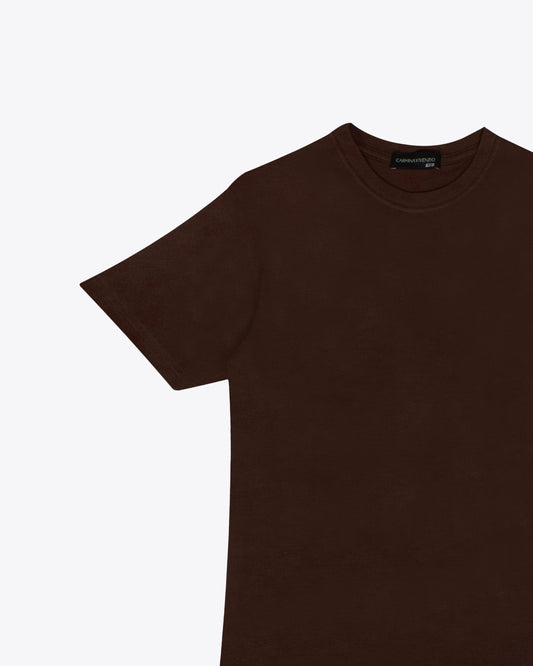 T-shirt oversize brown