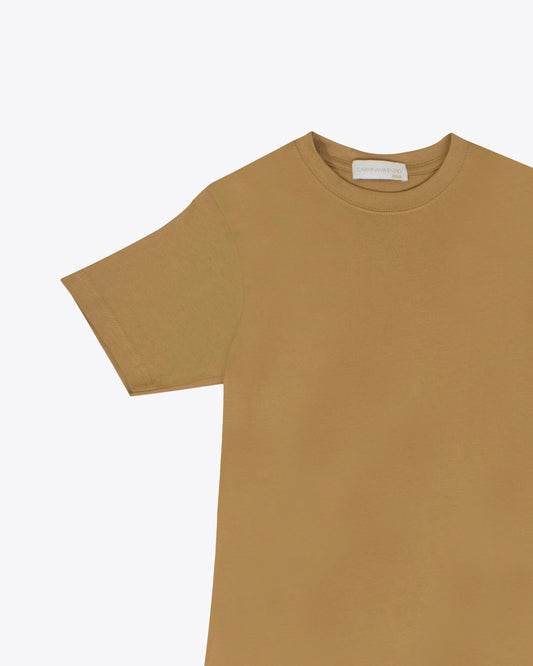 T-shirt oversize camel