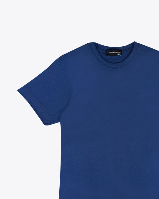 T-shirt oversize cobalto